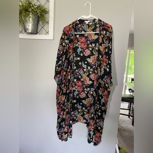 Womens floral kimono cardigan